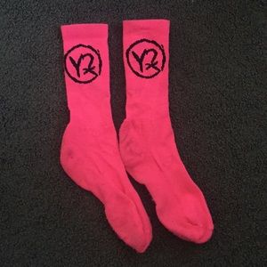 Yungblud pink socks